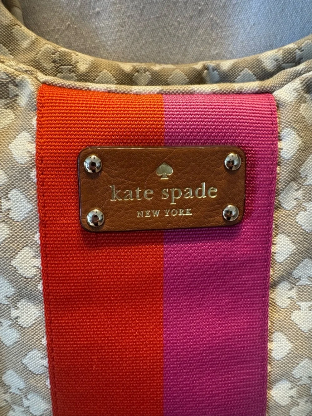 Kate Spade Stevie Diaper Bag Spade Flower Jacquard Tote